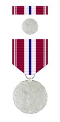 Army Superior Civilian Service Award Medal in case with Lapel Pin and ribbon bar