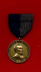 Civil War Army Medal showing Abe Lincoln