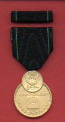 Navy Expert Pistol Medal with Ribbon Bar