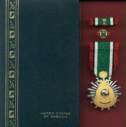 Saudi Desert Storm Liberation of Kuwait Medal in case US Made