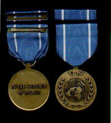 United Nations Medal with Ribbon Bar
