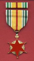 Vietnam Wound medal with ribbon bar