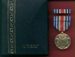 New War on Terrorism Expeditionary medal cased set with ribbon bar and lapel pin