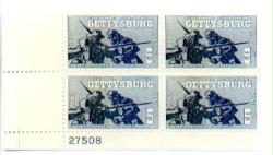 Civil War Centennial unused stamps-Gettysburg Battle
