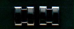 Pair of Captain bars rank insignia