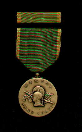USA Women's Army Corps Service Medal Ribbon Bar Bandschnalle Bandspange 